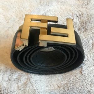 Fendi belt gold buckle Clearance